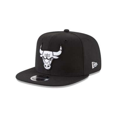 Chicago Bulls Gorra | New Era NBA High Crown 9fifty Snapback Cap Mexico - Negros